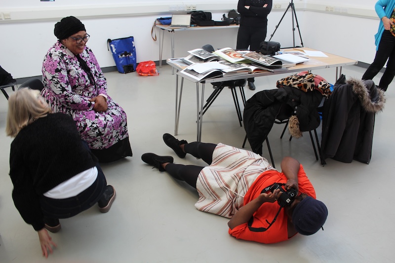 From the project Putting Ourselves in the Picture. Group workshop at North Edinburgh Arts, Stills Gallery, Edinburgh, National Galleries of Scotland. Fast Forward